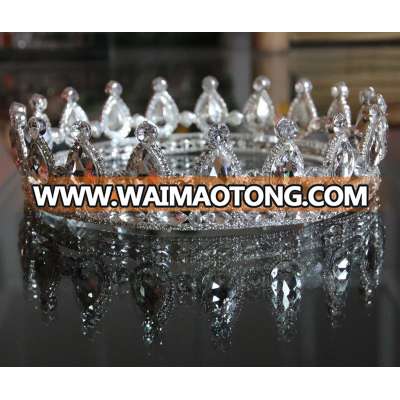 Wholesale New Fashion Luxury Crystal Rhinestone Crown Bridal Crown Tiaras for Women Bride Wedding Hair Accessories CR004