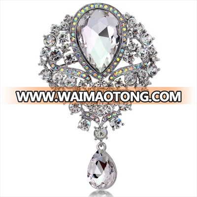 Wholesale Fashion Rhinestone Brooch Rhinestone Pin For Wedding DCRBR004