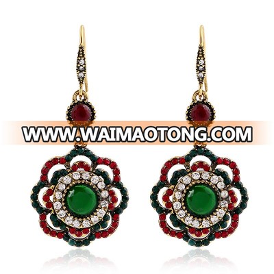 Wholesale fashion high quality rhinesotne earrings LSER001